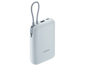 XIAOMI Power Bank 10000mAh (Integrated Cable) Ice Blue (BHR9073GL)