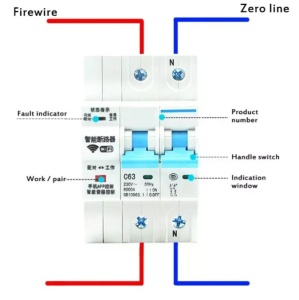 ZIGBEE-SMART-SWITCH BREAKER Gembird Tuya prekidac-osigurac APP Glasovna kontrola Alexa Google Smart - Img 4