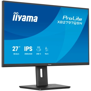 27" IPS-panel, 2560x1440, EyeComfort, 15cm Height Adj. Stand, USB-C Dock (LAN/65W PD/DP-OUT) 1ms, 350cd/m2, Speakers, USB-C, HDMI, DisplayPort, USB HUB (2x3.2+2xC) XB2797QSN-B1 - Img 3