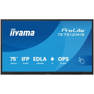 75" iiWare13E , Android 14, 8/128GB, 40-Points PureTouch IR with Zero Gap - Air bonding, 3840x2160, UHD VA panel, Fan-less, Speakers 2x 20W front, VGA, HDMI 2x HDMI-out, 2x USB-C max 65W PD), Audio mini-jack and Optical Out (S/PDIF), USB Touch Interf TE75 - Img 5