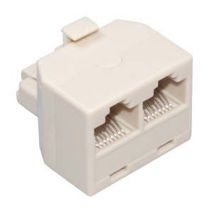Adapter 8P8C 1x socket/2x priključak