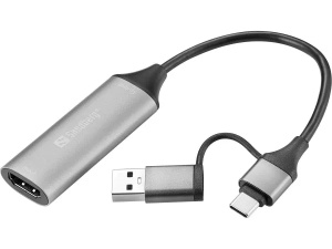 Adapter HDMI capture na USB-C/A Sandberg 136-70 - Img 4