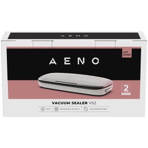 AENO Vacuum sealer VS2: 120W, 75kPa, Dry/Moist Food Mode, 3 modes: Vac+Seal, Seal, Pulse, Max Pocket Width 30 cm AVS0002 - Img 2
