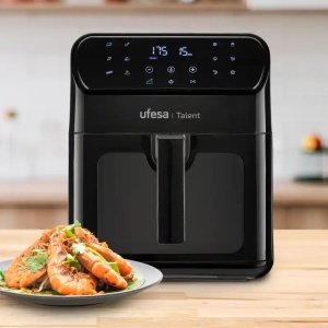 AirFryer Ufesa Talent/bezuljna/zapremina 6.5l/crna - Img 4