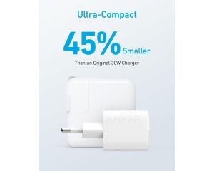 ANKER 323 33W USB-C zidni punjač 2-porta (USB-A i USB-C), beli - Img 3