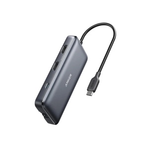 Anker 553 PowerExpand USB-C Hub (8-in-1), 100W Power Delivery, Black