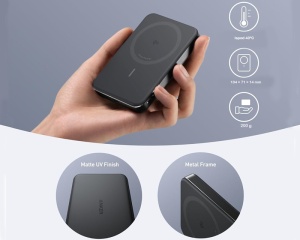 ANKER MagGo 10000mAh, 15W, magnetno bežični power bank, crni - Img 2