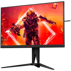 AOC AG275QZ/EU AGON, 68.6 cm (27"), QD-fast IPS, 2560 x 1440 pixels(QHD), 240Hz, Response 0.5 ms, 16:9, 80M:1, 400cd/m2, HDR 400, 178°/178°, 2xHDMI, 1xDP, Speakers, USB HUB 3.2 Gen, VESA, Pivot, Swivel, Tilt, HAS 150mm AG275QZ/EU - Img 2
