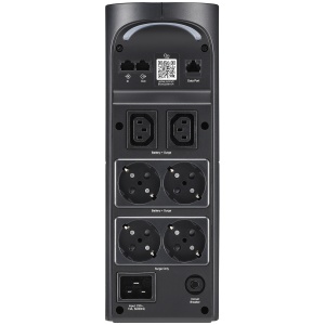 APC Back-UPS Pro for Gaming, 2200VA/1320W, Tower, 230V, 4x Schuko and 2x IEC C13 outlets, RGB Lights, Pure Sine Wave, Midnight (Black) BGM2200B-GR - Img 2