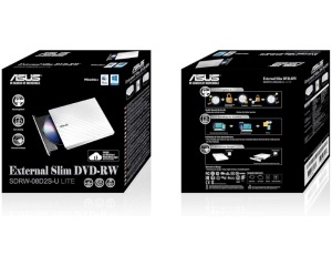 ASUS SDRW-08D2S-U LITE DVD±RW USB eksterni rezač beli - Img 3