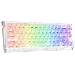 Bežična gaming tastatura Attack Shark R68HE Magnetic Switches/RT/Snap Tap/DKS/MT/TGL/Ice Ninja