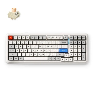 Bežična gaming tastatura MCHOSE K99 V2 Mehanička retro white - Img 1