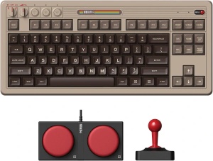 Bežična tastatura 8BitDo Retro 87/mehanička/ Commodore 64 Edition + Dual Super Buttons + Super Stick