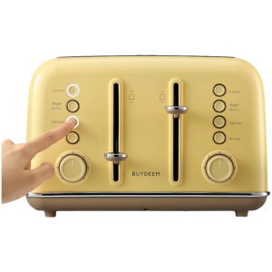 BUYDEEM 4 Slice Toaster, model DT640E, color Mellow Yellow, EU DT640E-MY/EU - Img 4