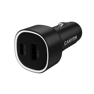 CANYON car charger OnDrive 85 PD 85W USB-A+USB-C Black CNE-CCABR8AC - Img 5