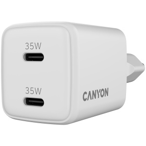 CANYON charger CU35CC GaN 35W 2xPD EU White CNS-CUW35CC - Img 4