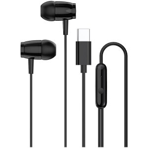 CANYON headphones SEP-5 TYPE-C Black CNS-CEP5B