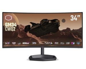 COOLER MASTER 34 inča GM34-CWQ2 UWQHD 3440x1440 165 Hz USB-C 65W gaming monitor (CMI-GM34-CWQ2-EK)