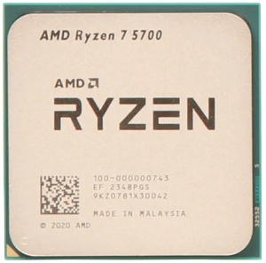 CPU AM4 AMD Ryzen 7 5700 8C/16T, 3.70-4.60GHz 100-000000743 Tray - Img 2