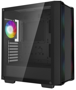 DeepCool CC560 ARGB V2 Kuciste E-ATX, 4xARGB-120mm, Kaljena staklena strana,USB-3.0 - Img 4