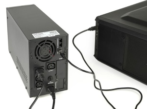 EG-UPS-PS2000-01 Gembird UPS sa stabilizatorom 2000VA (1600W) pure sine wave, LCD, USB, black - Img 7