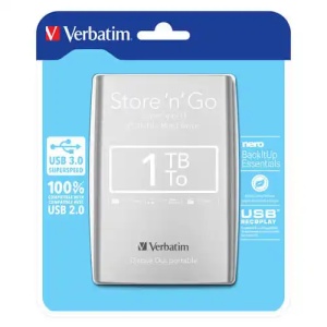 Eksterni hard disk 1TB Verbatim 53071 Silver - Img 3