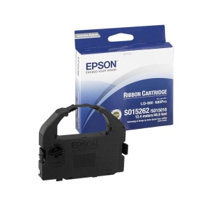 Epson Black ribbon cartridge for LQ-670/680/pro/860/1060/25xx C13S015262 *