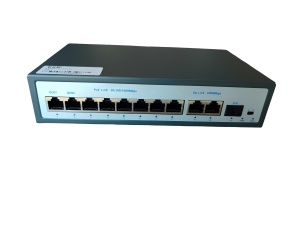 ExeLink SG1211P upravljivi switch 8x10/100/1000 Base-T(POE/POE+),2x10/100/1000 Base-T 1x1000 Base-T SFP porta