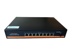 ExeLink SMX1009P neupravljivi POE switch 8x1/2.5G Base-T (POE/POE+),1x1G/10 GE Base-X SFP+ porta