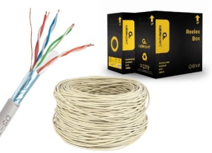 FPC-5004E-SO Gembird FTP cat.5E Indoor solid CU kotur 305m