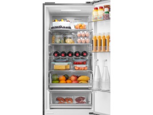 Frižider TESLA RC3800FMB kombinovani/Total No Frost/E/256L+122L/59,5x60x201cm/crna - Img 6