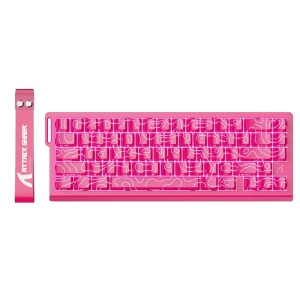 Gaming tastatura Attack Shark X68HE Magnetic Switch/RT/Snap Tap/DKS/MT/TGL/Pink Contour