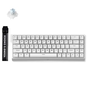 Gaming tastatura MCHOSE Ace 68 White No RGB/Ice Blue Magnetic switch