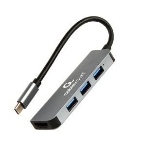 Gembird USB Type-C 2-in-1 multi-port adapter (Hub + HDMI) A-CM-COMBO2-01