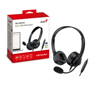 Genius HS-235U AI,Black,USB-A - Img 2