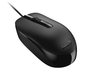 GENIUS KM-160 USB YU crna tastatura+ USB crni miš - Img 3