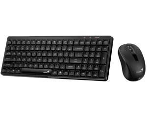 GENIUS LuxeMate Q8100 Wireless USB US crna tastatura + miš - Img 2