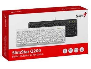 Genius SlimStar Q200,SER,White,! USB - Img 3
