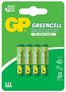 GP baterije R03-U4 AAA Zinc Carbon
