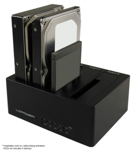 HDD D. Station 4-bay LC-DOCK-U3-4B 4xSSD/HDD, Black, USB 3.0/eSATA * - Img 2