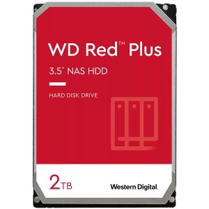HDD NAS WD Red Plus 2TB CMR, 3.5'', 64MB, 5400 RPM, SATA, TBW: 180 WD20EFPX *