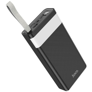 hoco. Power bank 30000mAh, Micro-USB / Tipe-C ulaz, lampa - J73 Powerful, Black - Img 3