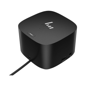 HP HP Thunderbolt Dock 120W G4, 1 USB-C 3.2, 4 USB 3.2, 1 TB 4, 1 HDMI 2.0, 2 DP 1.4 ports, 1 Ethernet port, 2 internal NIC cards to support 1Gb and 2.5Gb Ethernet, 1 USB-C DP, 1 AC, 1 Kensington Standard Lock Slot 4J0A2AA *