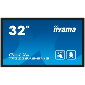 IIYAMA LFD TF3239AS-B1AG 32" 12pt Open Frame PCAP interactive large format display 500 cd/m² 8ms projective capacitive 12 points touch through-glass, temperature sensor with fan control TF3239AS-B1AG
