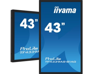 IIYAMA Prolite TF4339AS-B1AG Business Monitor - 108 cm (42.5"), 4K UHD (3840x2160), IPS LED, 60Hz, 8ms, 500 cd/m² TF4339AS-B1AG