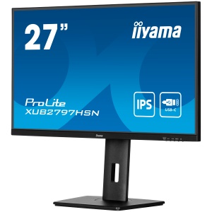 Iiyama XUB2797HSN-B2 - LED monitor 27 FHD (1080p) 100 Hz IPS 300 cd 1000 1 1ms HDMI DP USB-C speaker XUB2797HSN-B2 - Img 3