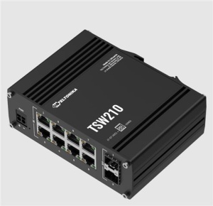 Industrijski switch Ethernet/2 SFPports TSW210 sa napajanjem