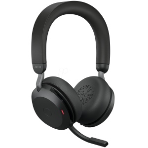 JABRA EVOLVE2 75, Link380c MS Stereo Black, EVOLVE2 75 headset Black MS, Link 380 BT adapter USB-C MS,1.2m USB-C to USB-C cable, carry pouch, warranty and warning (safety leaflets) 27599-999-899