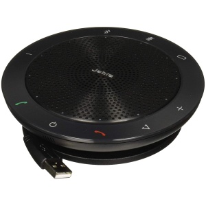 JABRA SPEAK 510 + MS Speakerphone for UC & BT plus Bundle LINK 370, USB Conference solution, 360-degree-microphone, Plug&Play, mute and volume button, Wideband, Bluetooth, Microsoft optimized. Version B: incl. Smart Button activated via JABRA Direct 7510-