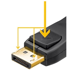 Kabl display port muški na muški 2m 4K crni - Img 2